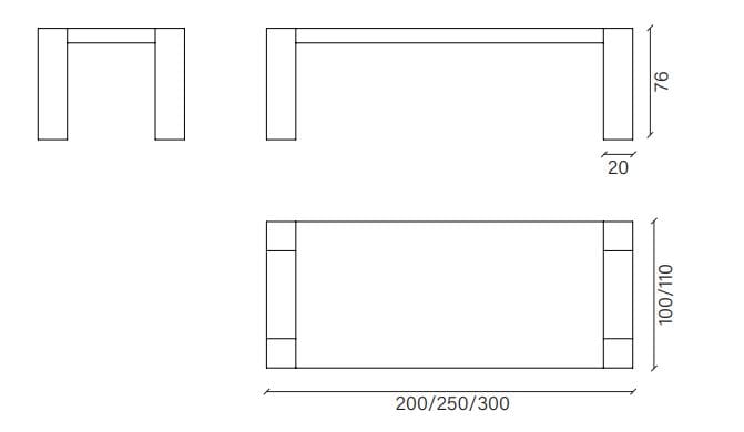 Прямоугольный дубовый стол Devina Nais Бруклин ARCH-00065040 - Вид №3