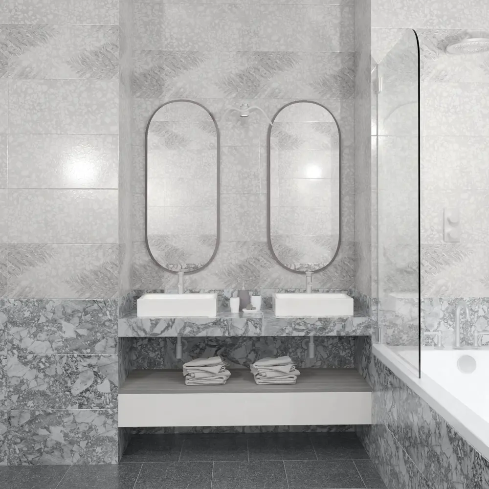 Декор настенный Нефрит-Керамика Ситали 30x60 см матовый мрамор цвет серый STLM-2198673 - Вид №2