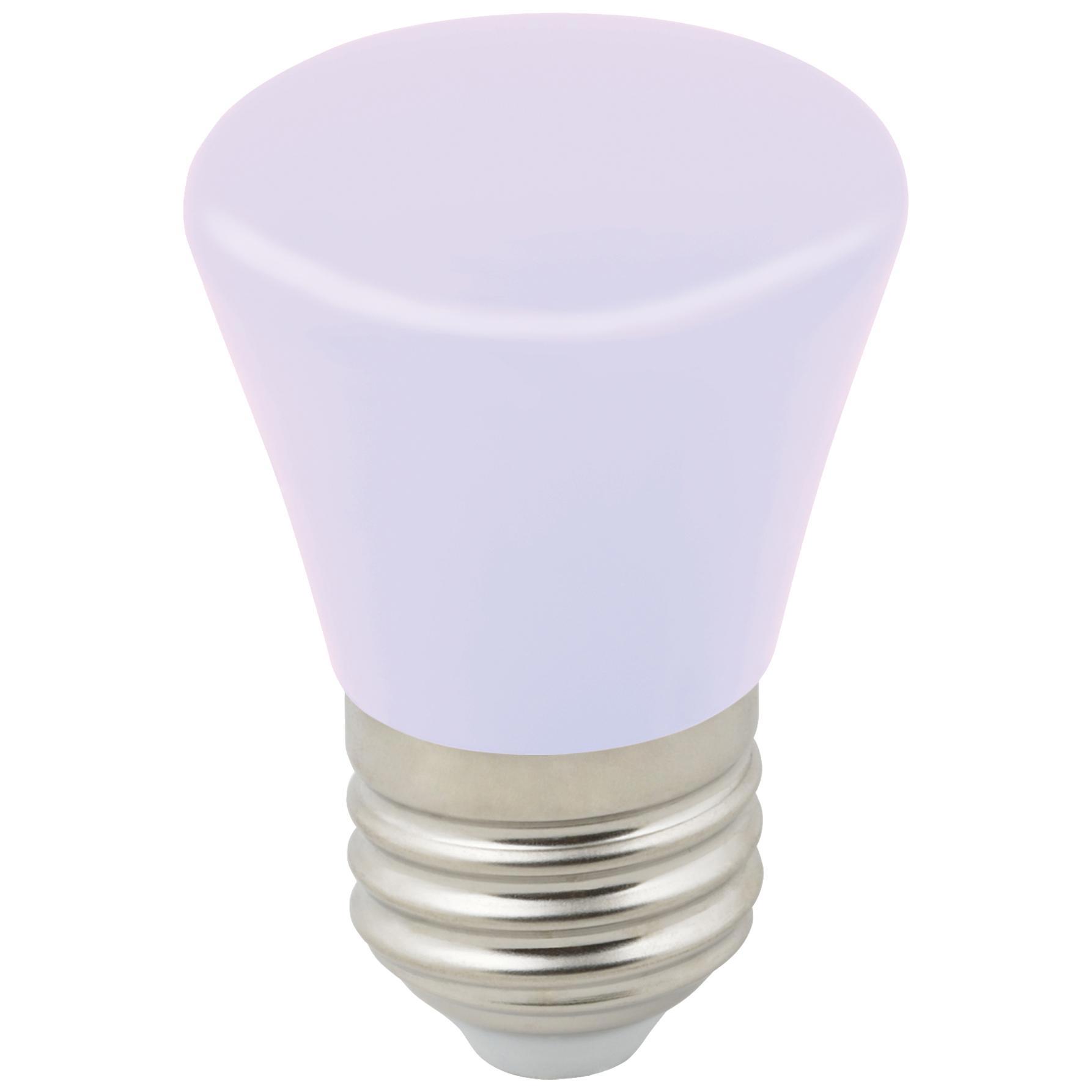 93856439 Лампа светодиодная Décor Color E27 колокольчик Лм 1 Вт изменение цвета rgb STLM-0592647 VOLPE