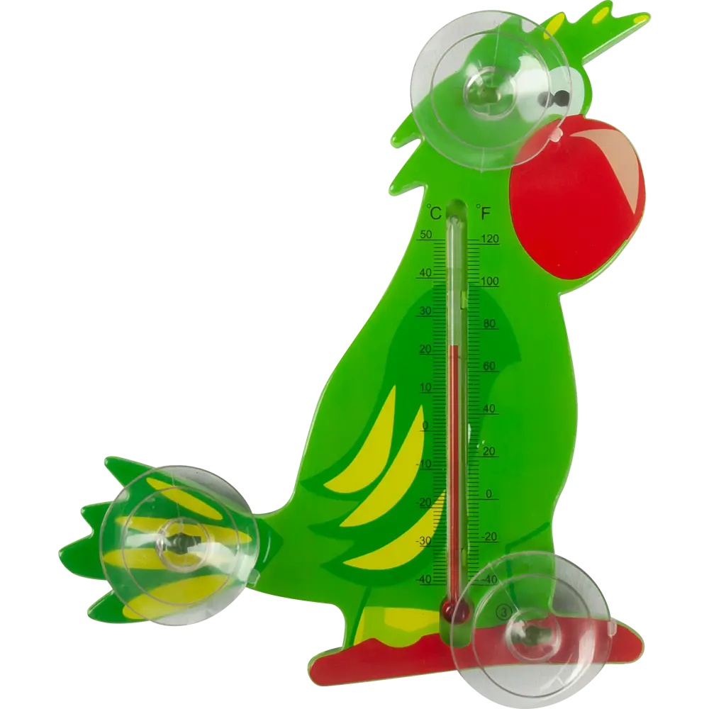 Уличный термометр Santreyd Попугай с присосками для окон 83408408 STLM-0041046
