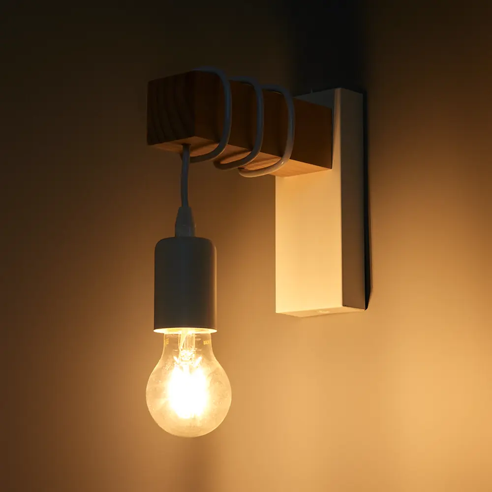 Бра Eglo «Townshend» цвет белый/дерево STLM-2107189 - Вид №1