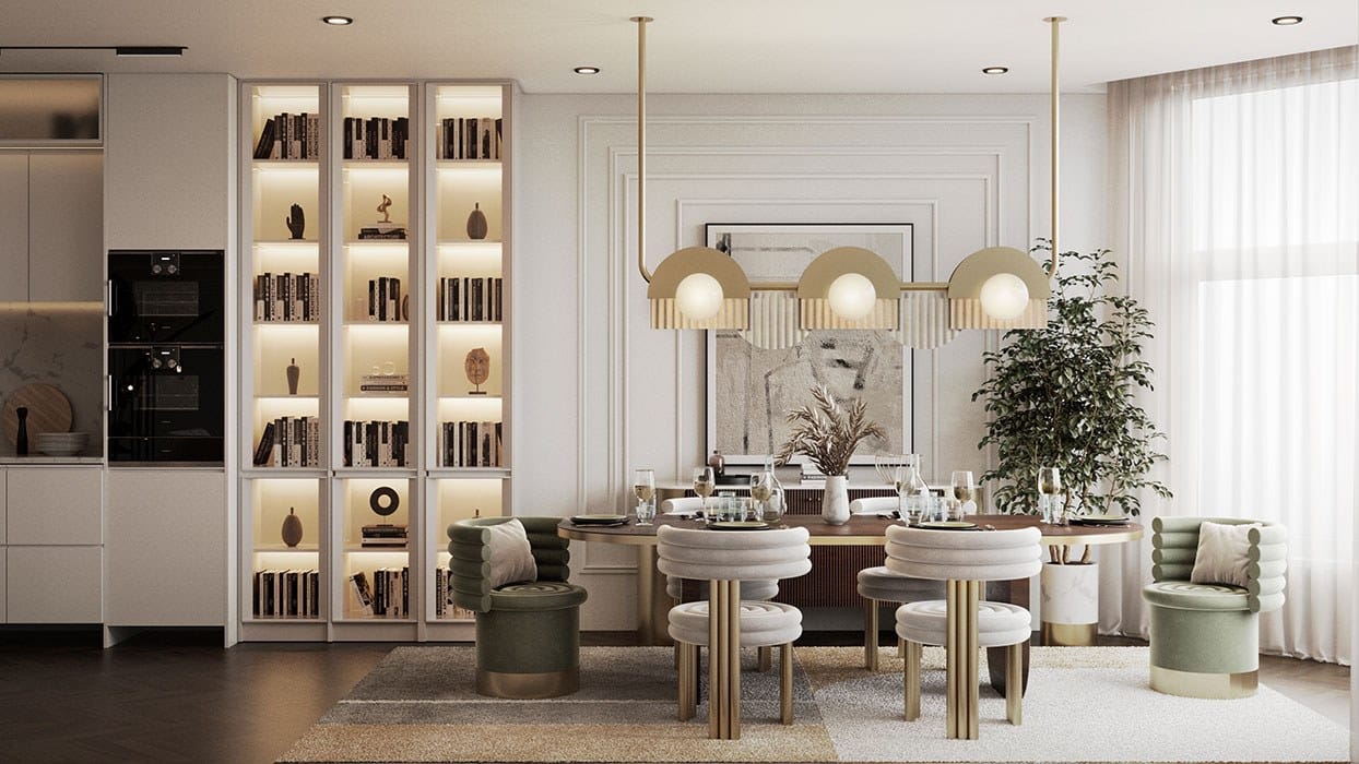 Мягкий стул для ресторана Essential Home Hollywood Glamour ARCH-00148714 - Вид №13