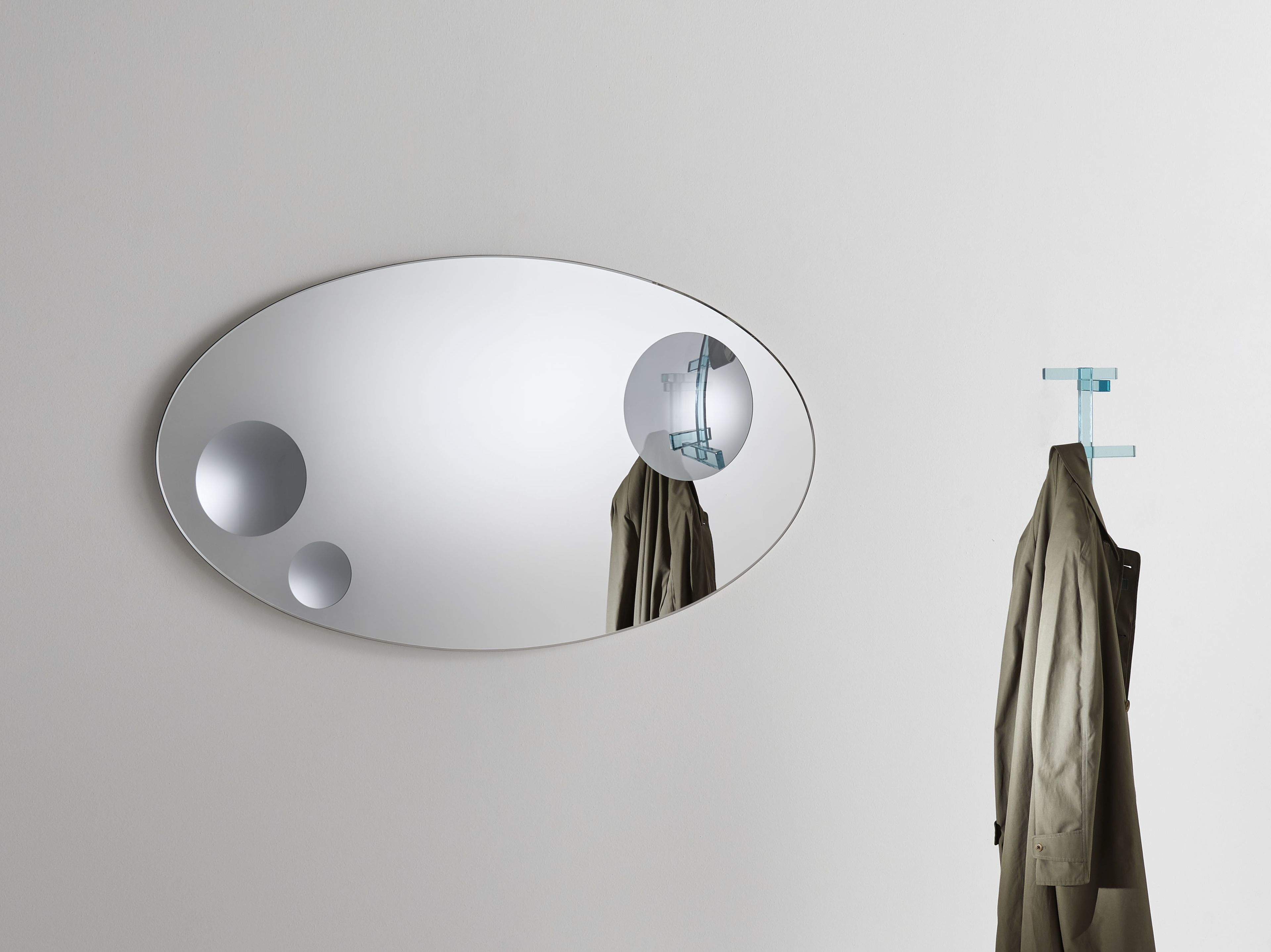 Овальное зеркало из хрусталя Glas Italia CELESTE ARCH-00098834