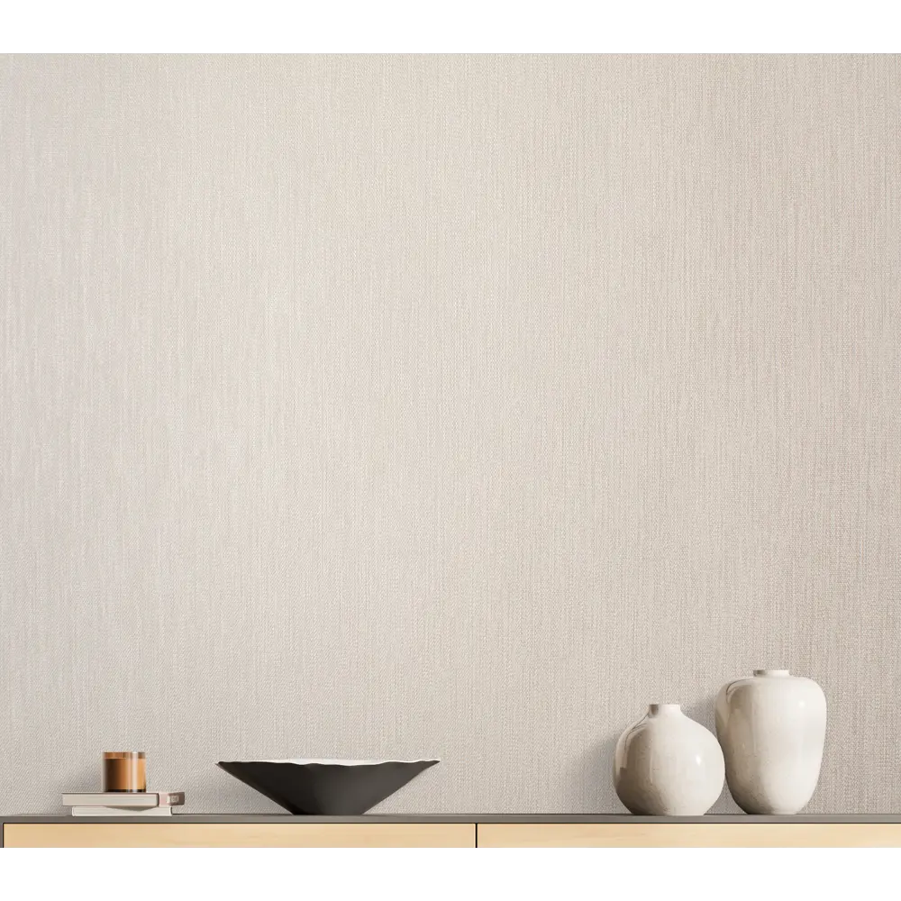 Флизелиновые обои Victoria Stenova Ultra бежевые с тиснением 1.06 м 89346027 STLM-1405558 - Вид №3