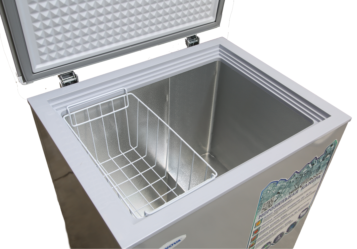 9270371 Морозильный ларь RENOVA FC-175C серебристый STDN-0068726 - Вид №2