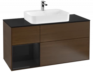 Villeroy&Boch Тумба под раковину Прямоугольная версия F412PHGN Finion Walnut Veneer