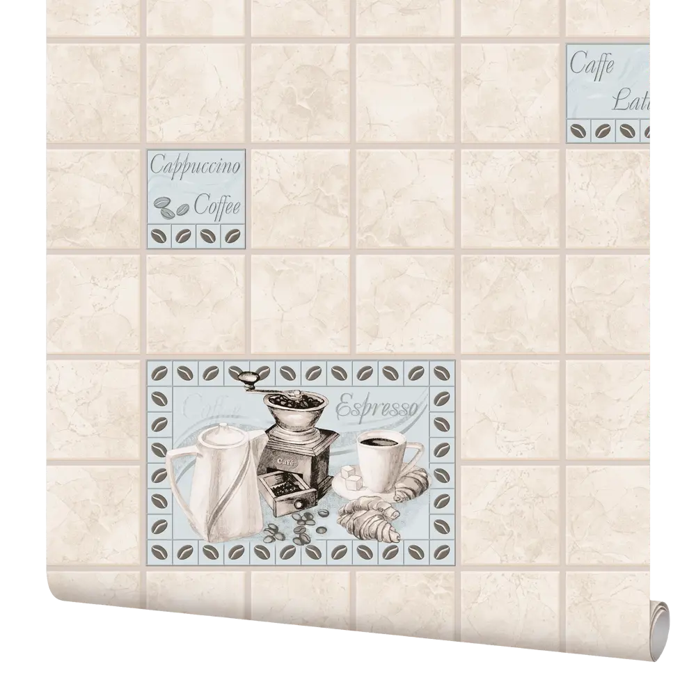 Обои виниловые Elysium Кофе бежевые 0.53 м 90420 STLM-2114315