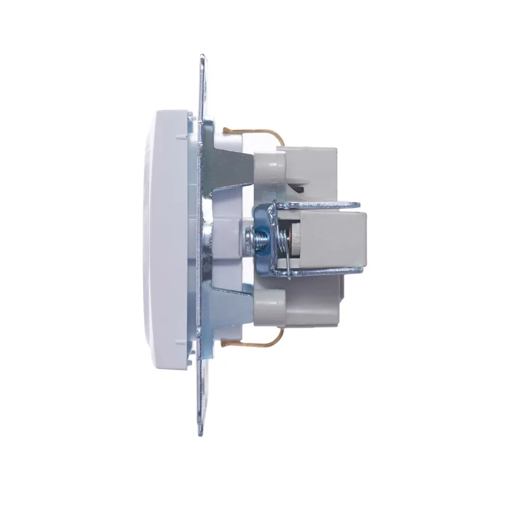 Розетка Lezard Karina с заземлением цвет белый STLM-2125597 - Вид №2