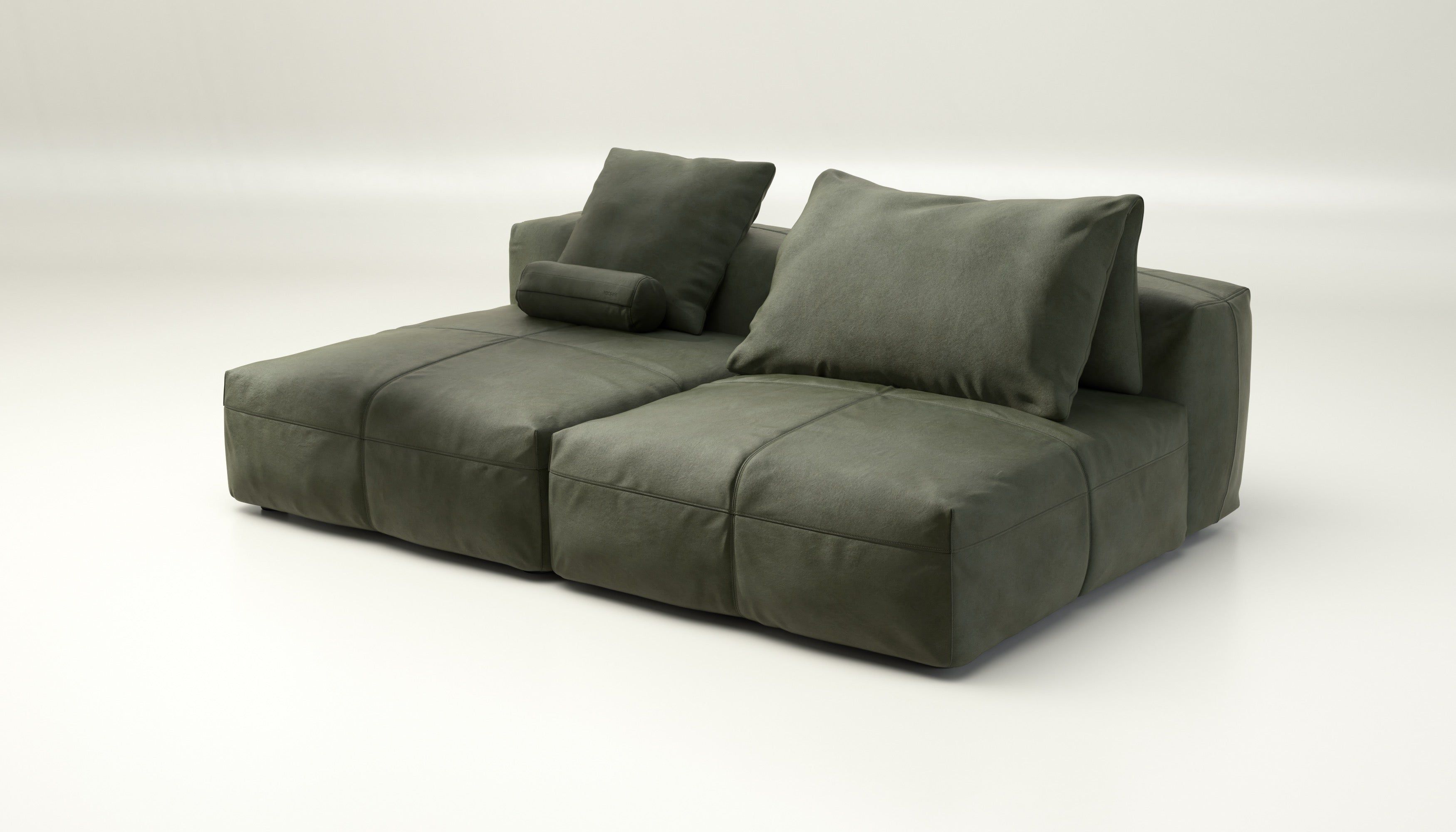 Кожаный модульный диван vetsak Leather ARCH-00022427 - Вид №1