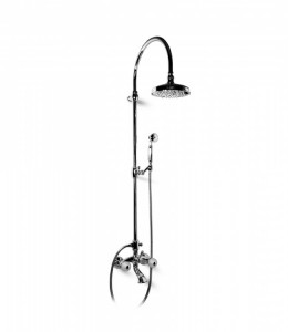 05536 / D Внешний смеситель для ванны / душа с трубкой, насадкой для душа и дуплексным душем. Bongio Rivoli