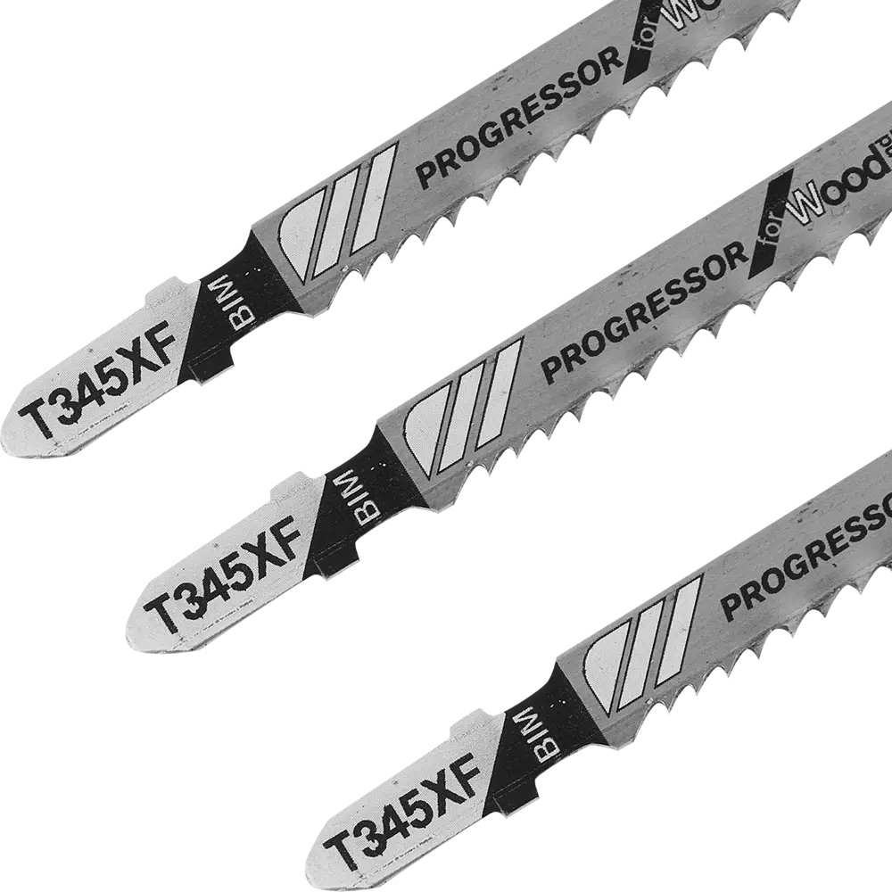 Набор пилок для лобзика по дереву и металлу Bosch T345XF, 3 шт BOSCH PROFESSIONAL STLM-2131779 - Вид №2