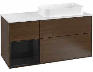 Villeroy&Boch Тумба под раковину Прямоугольная версия F271PHGN Finion Walnut Veneer