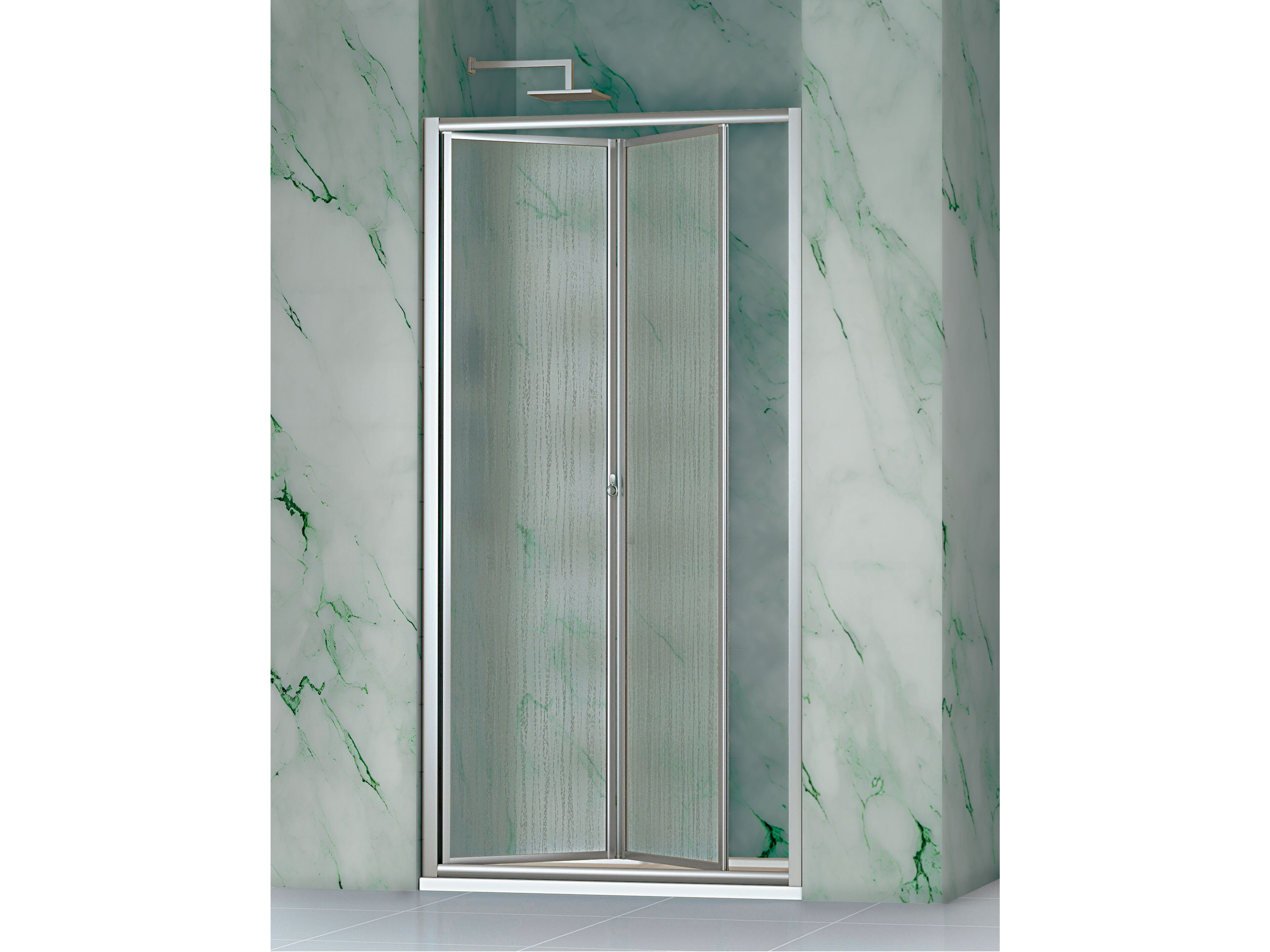 Кристалл ниша душевая кабина с сильфонной дверью Metidea золото ARCH-00073118 - Вид №1