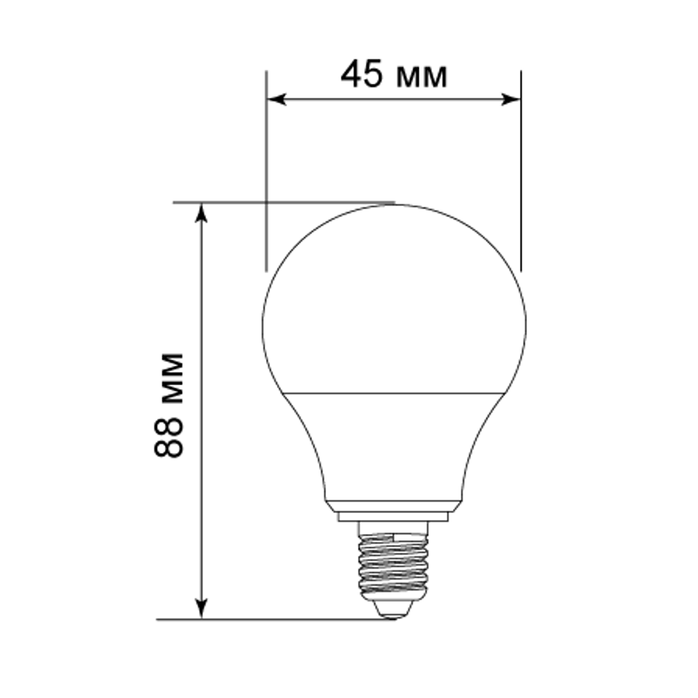 BELLIGHT LED лампа Е14 шар 8Вт холодный белый свет 85637140 STLM-1347802 - Вид №5