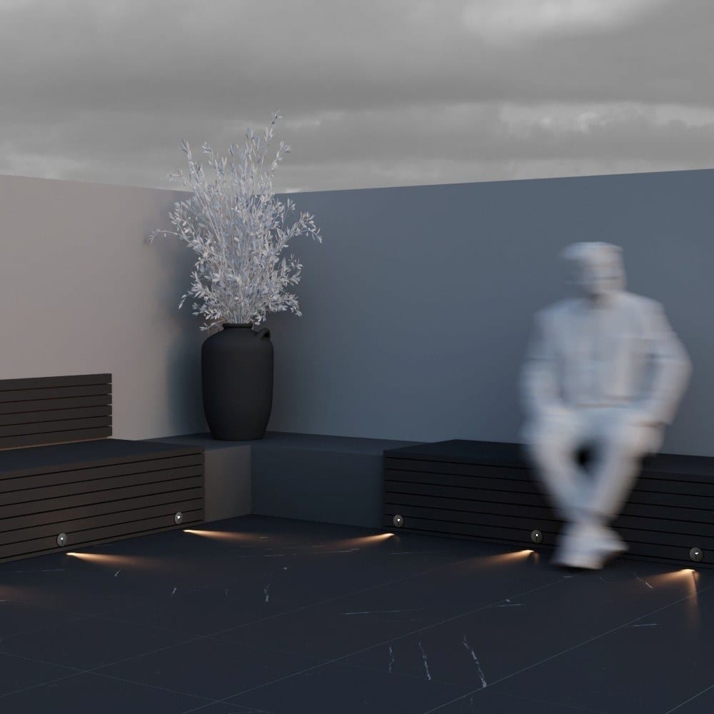 Открытый алюминиевый настенный светодиодный маркер Maytoni LOCK ARCH-00085032 - Вид №12