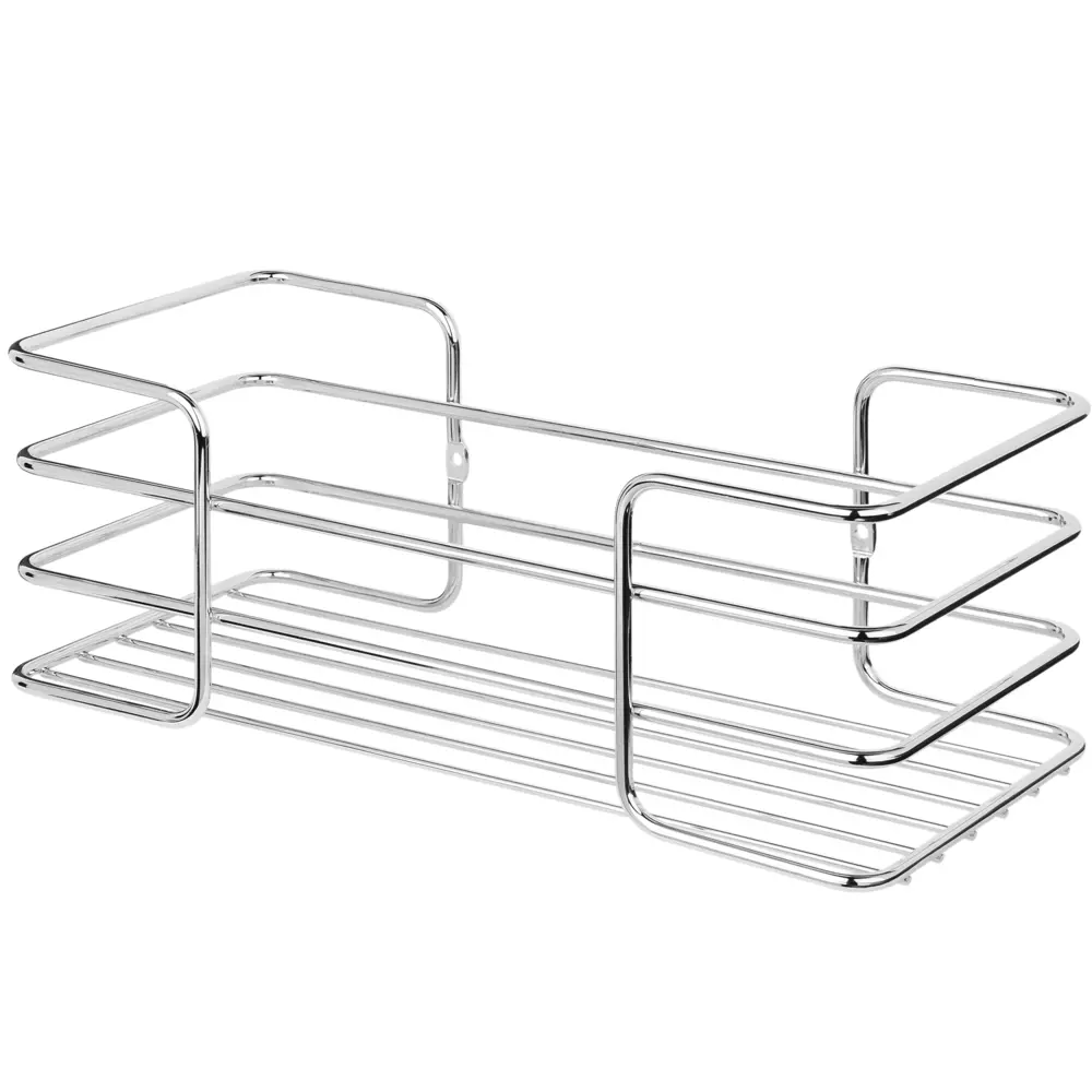 Полка прямая 13.5х30х11 см цвет хром ЧМЗ Новые горизонты STLM-2189400