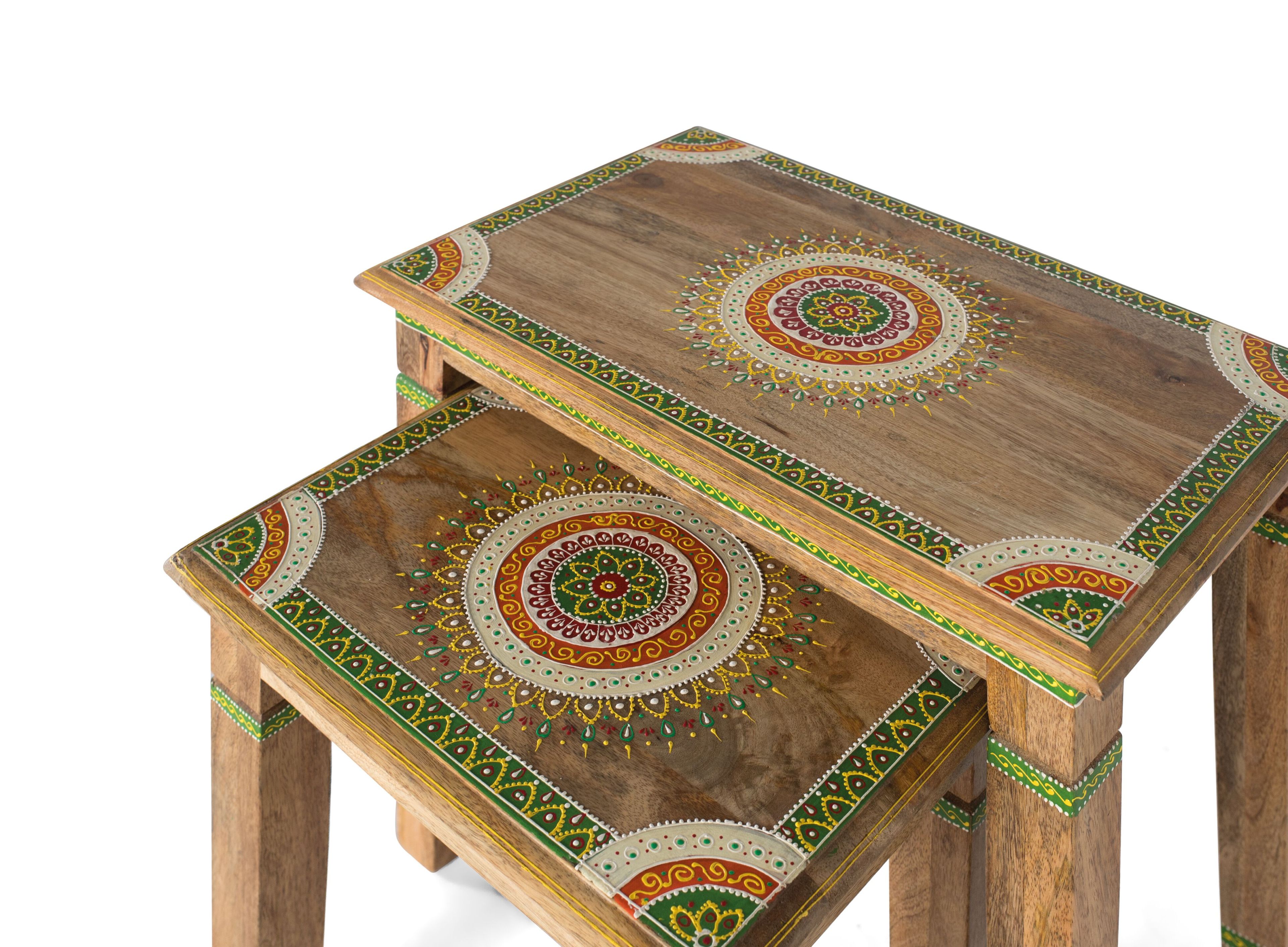 Штабелируемый прямоугольный журнальный столик из манго Giner y Colomer 1582 ARCH-00077578 - Вид №1