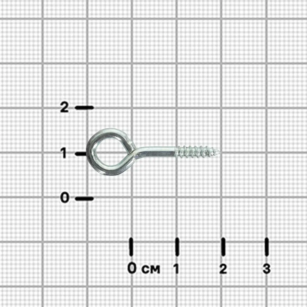 Шуруп-кольцо 3x20 мм сталь оцинкованная 12 шт Santreyd STLM-2170814 - Вид №1