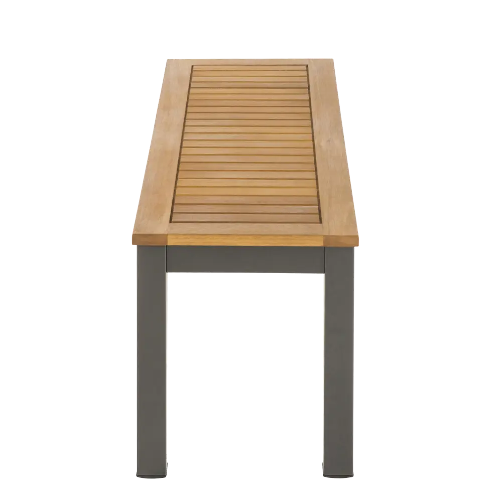 Скамейка балконная Naterial Oris 130/45 43x38x118 см алюминий цвет эвкалипт STLM-2212089 - Вид №2