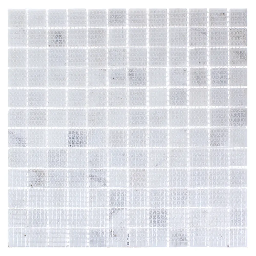 Мозаика мраморная Artens Cuby 30x30 см цвет белый STLM-2041205 - Вид №4