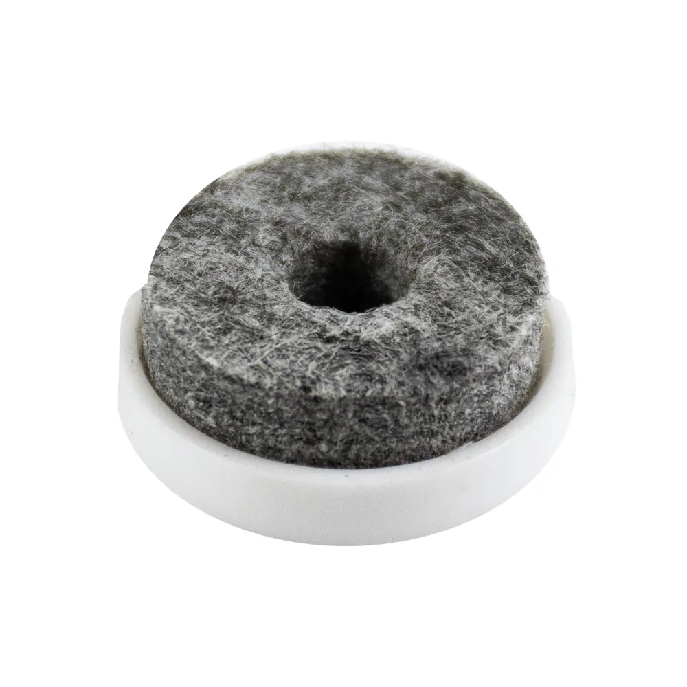 Накладка на мебельные ножки KONSENSA 25 мм круглые шерсть цвет серый 4 шт STLM-2099584 - Вид №2