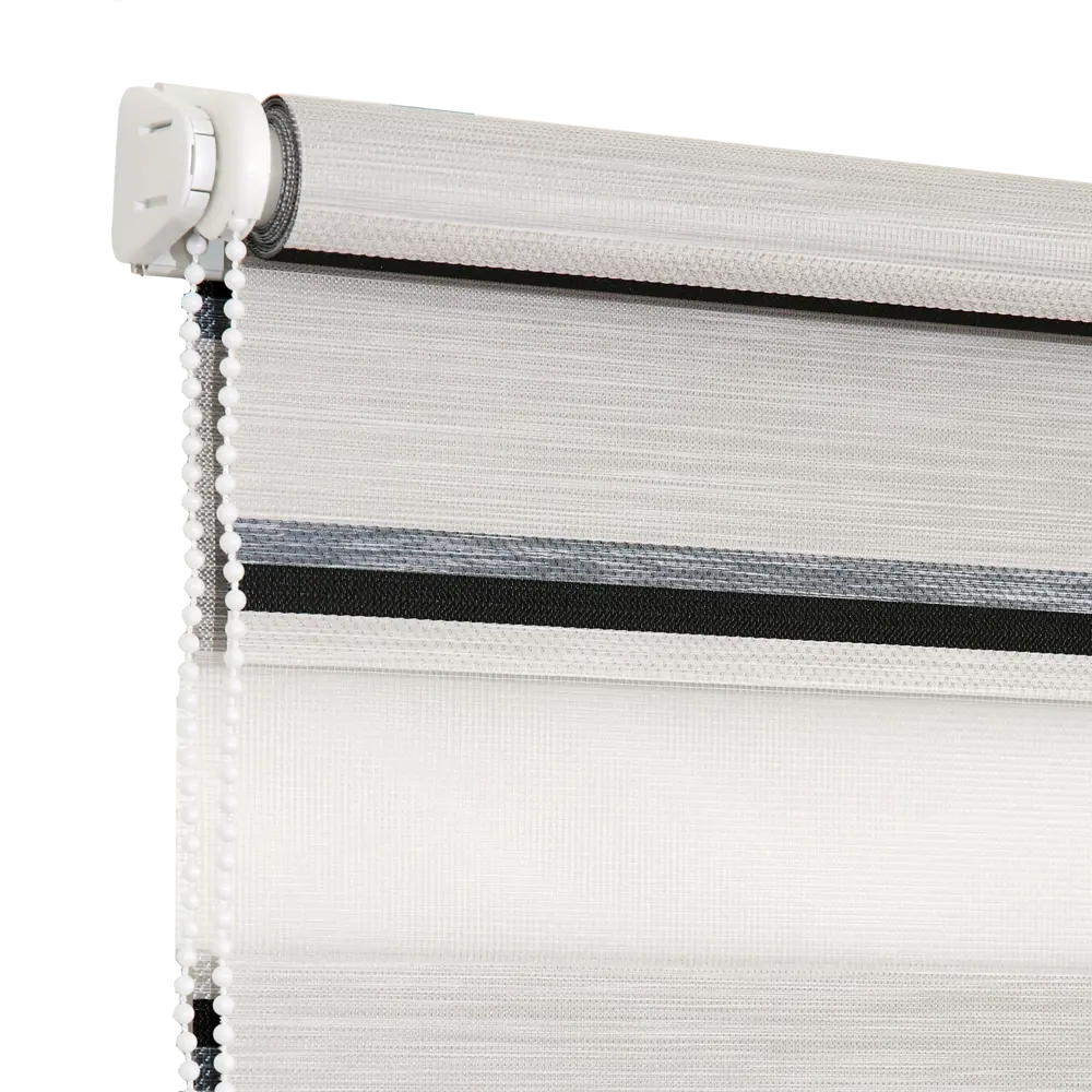 Штора рулонная день-ночь Лечче 140x175 см серая MIAMOZA STLM-2022825 - Вид №1