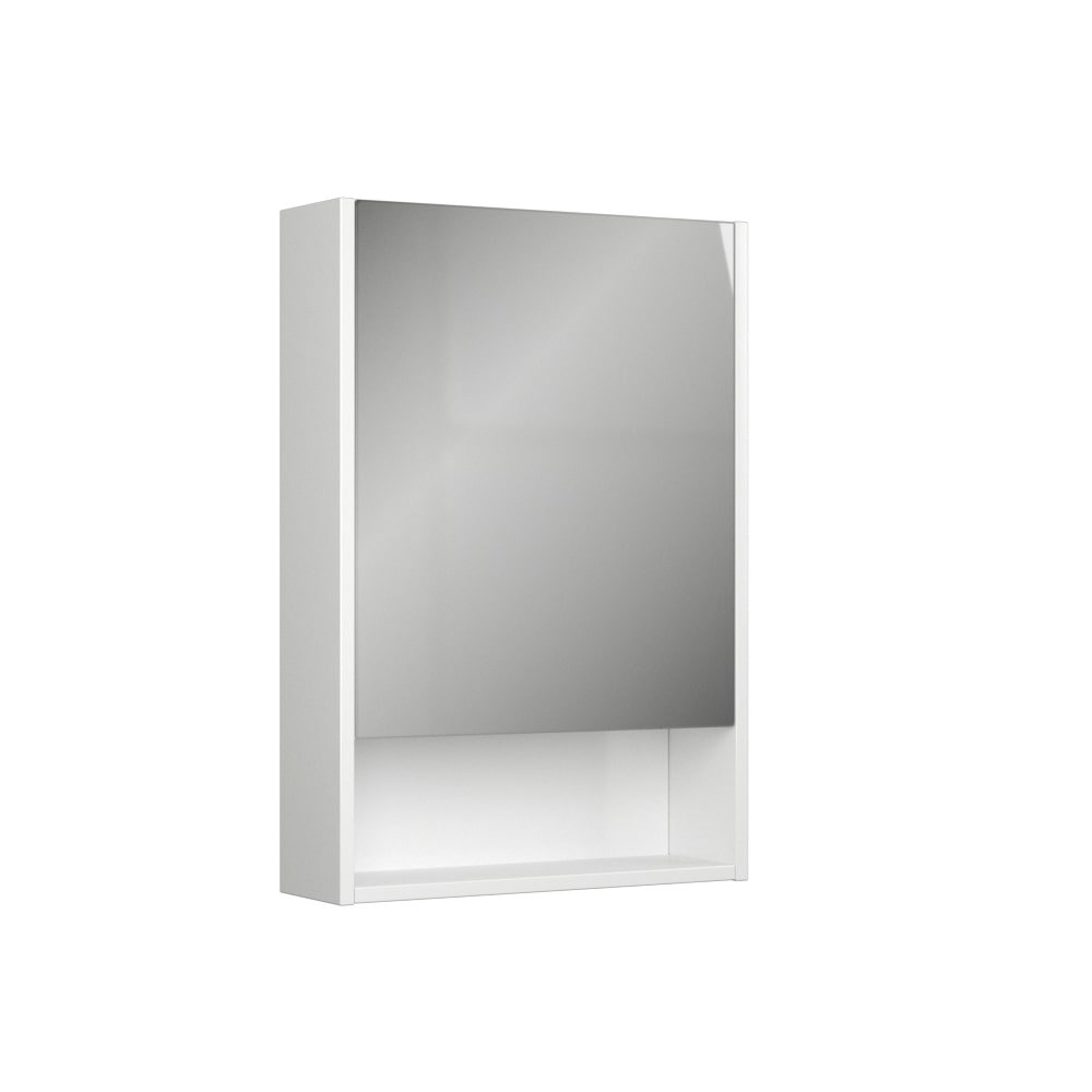 91015829 Шкаф зеркальный подвесной 646 х80см цвет белый 55 STLM-0442383 UNCORIA