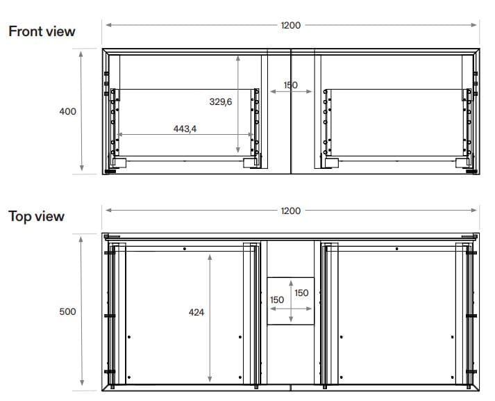 Шкаф для умывальника из массива дерева с ящиками COCOON Maison ARCH-00088802 - Вид №11