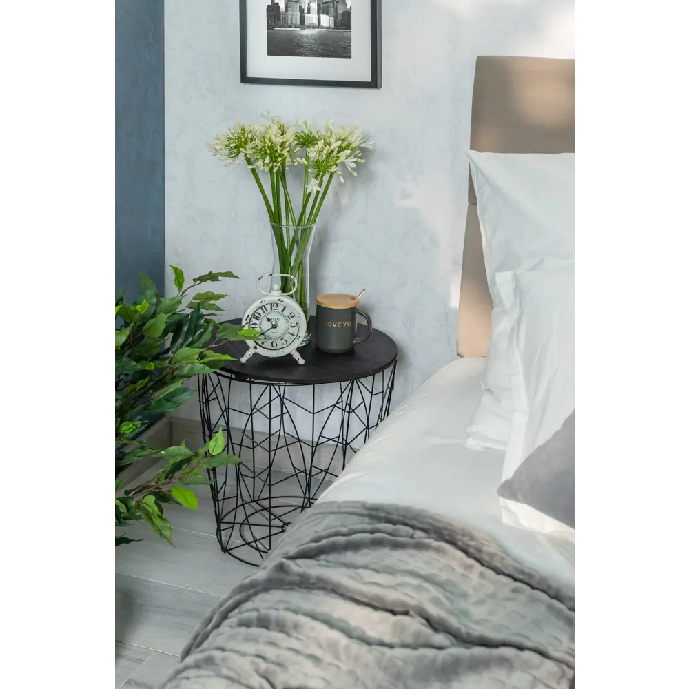 Столик журнальный Kumi 39х41 см чёрный Atmosphera STLM-2203349 - Вид №5