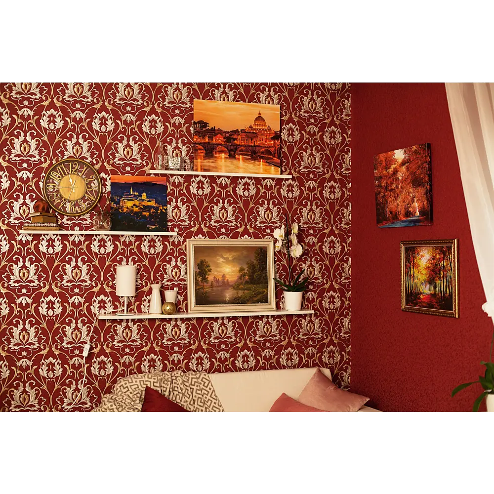 Картина в раме 30x40 см «Осенний красный лес» 18853141 STLM-2050131 Santreyd  - Вид №4
