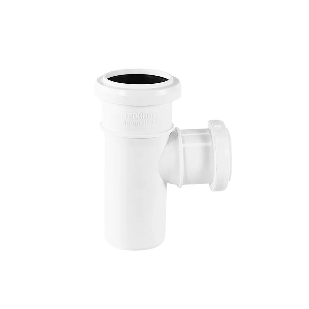 Тройник канализационный малошумный MONLID D50x40/87° мм полипропилен STLM-2038903 - Вид №2