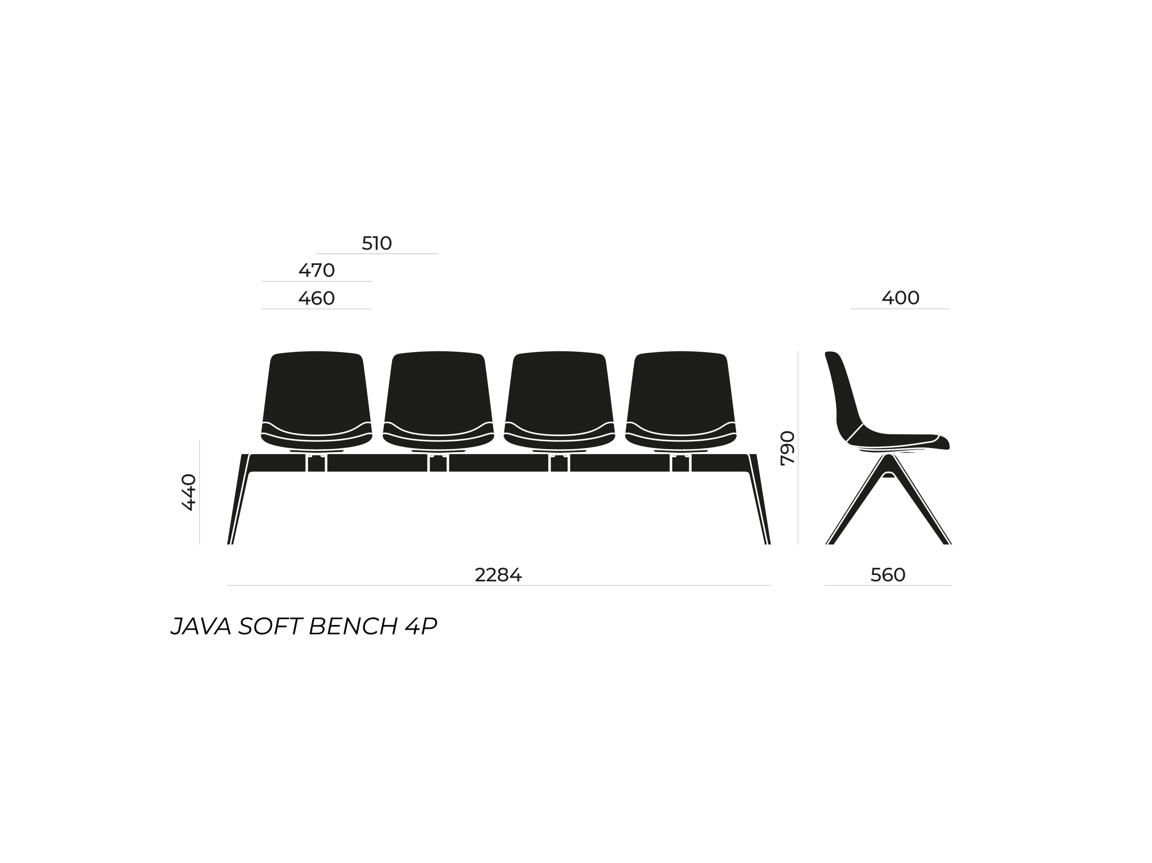 Сидя на полу бар Nahu Java Soft Bench ARCH-00113015 - Вид №8