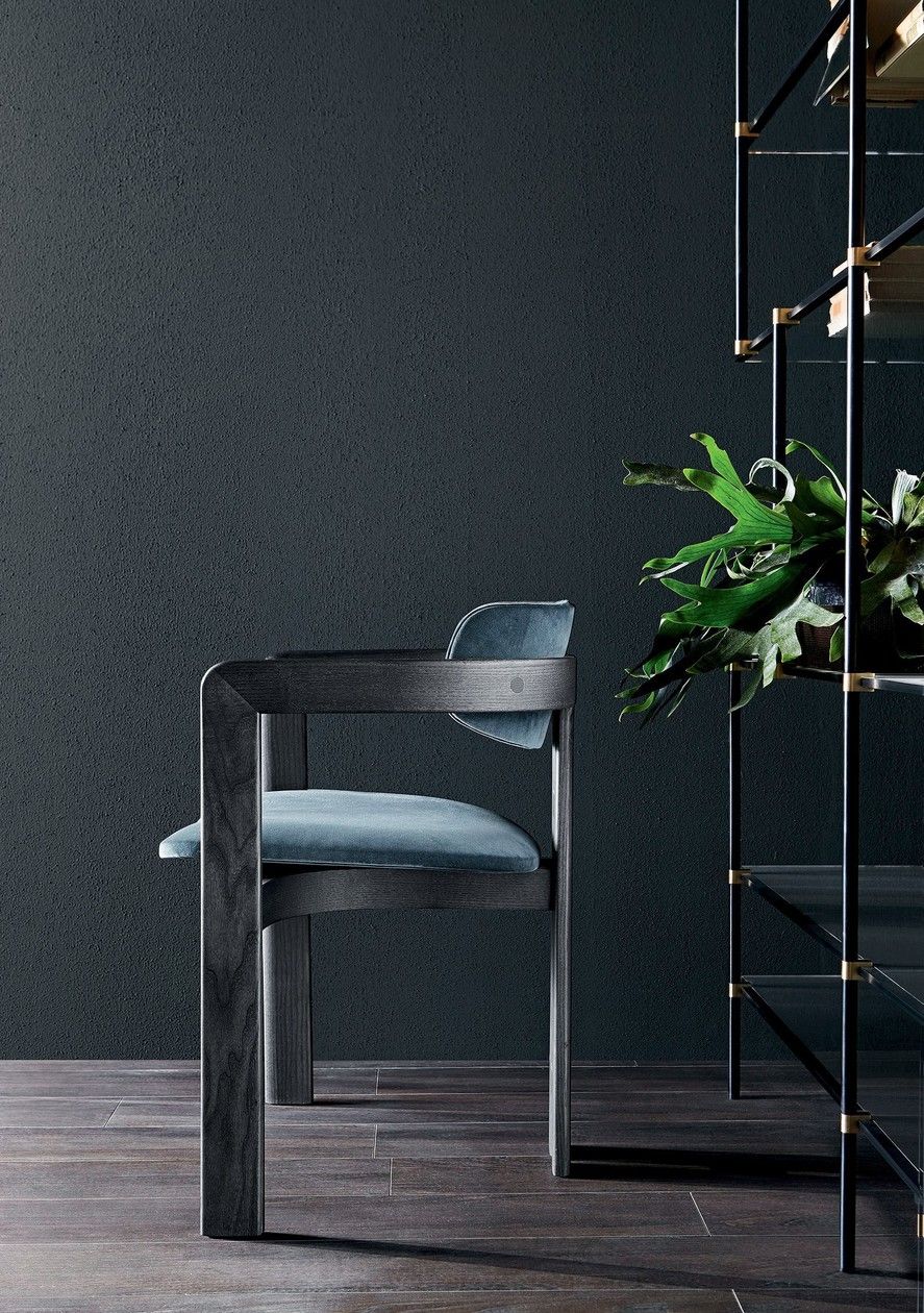 Мягкий бархатный стул с подлокотниками Gallotti&Radice 0419 ARCH-00018180 - Вид №2