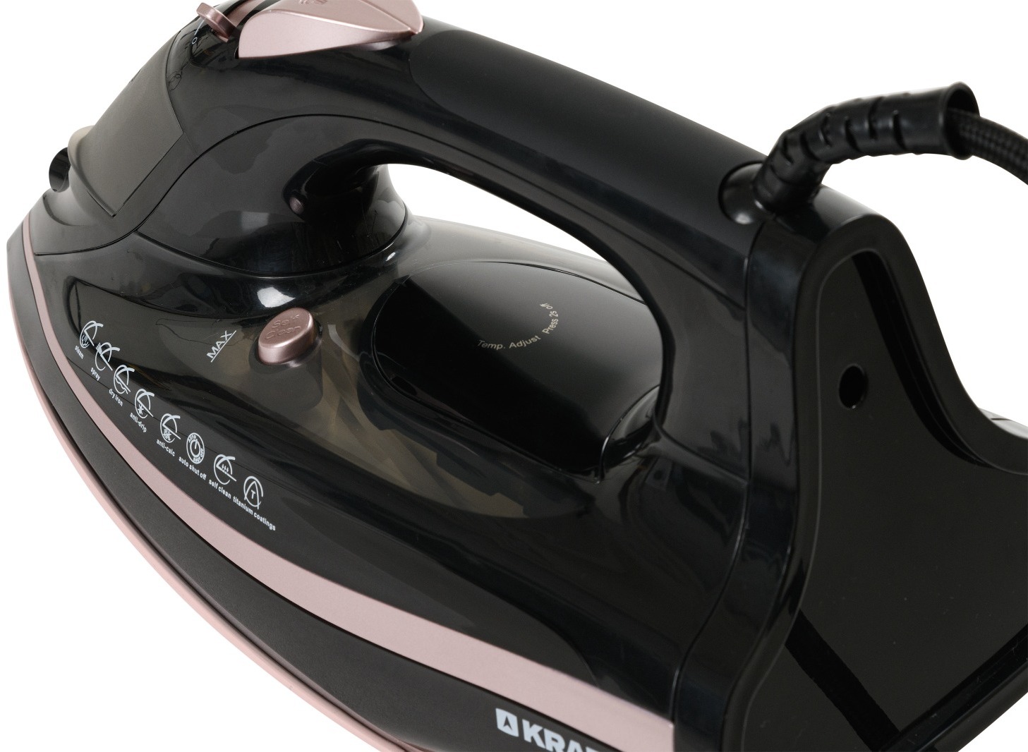 9076997 Утюг Kraft KF-CI2801AE черный STDN-0050756 - Вид №6