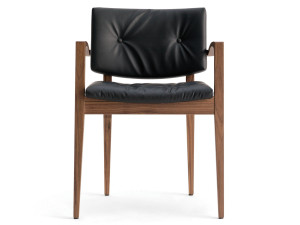 Мягкий стул из бука с подлокотниками