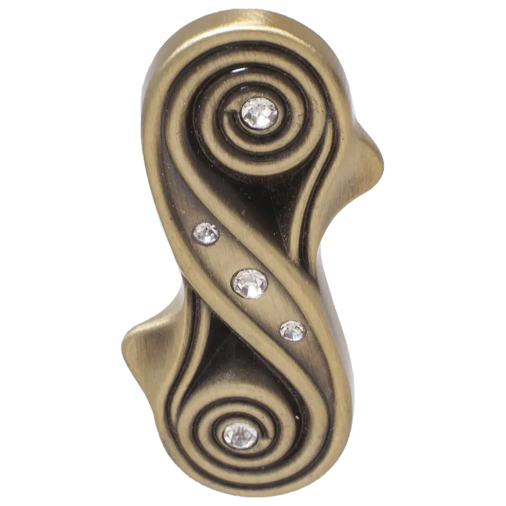 Мебельная ручка-кнопка Kerron CRL13 бронза STLM-2169910