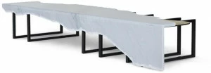 Greenapple Журнальный столик из мрамора Бардиглио и латуни Perfect raw G703096