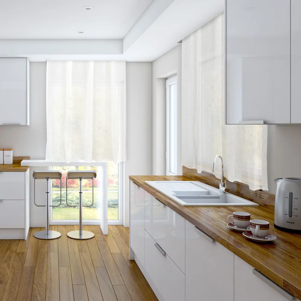 Тюль на ленте «Деворе» 250х180 см цвет белый WITERRA STLM-2066366 - Вид №5