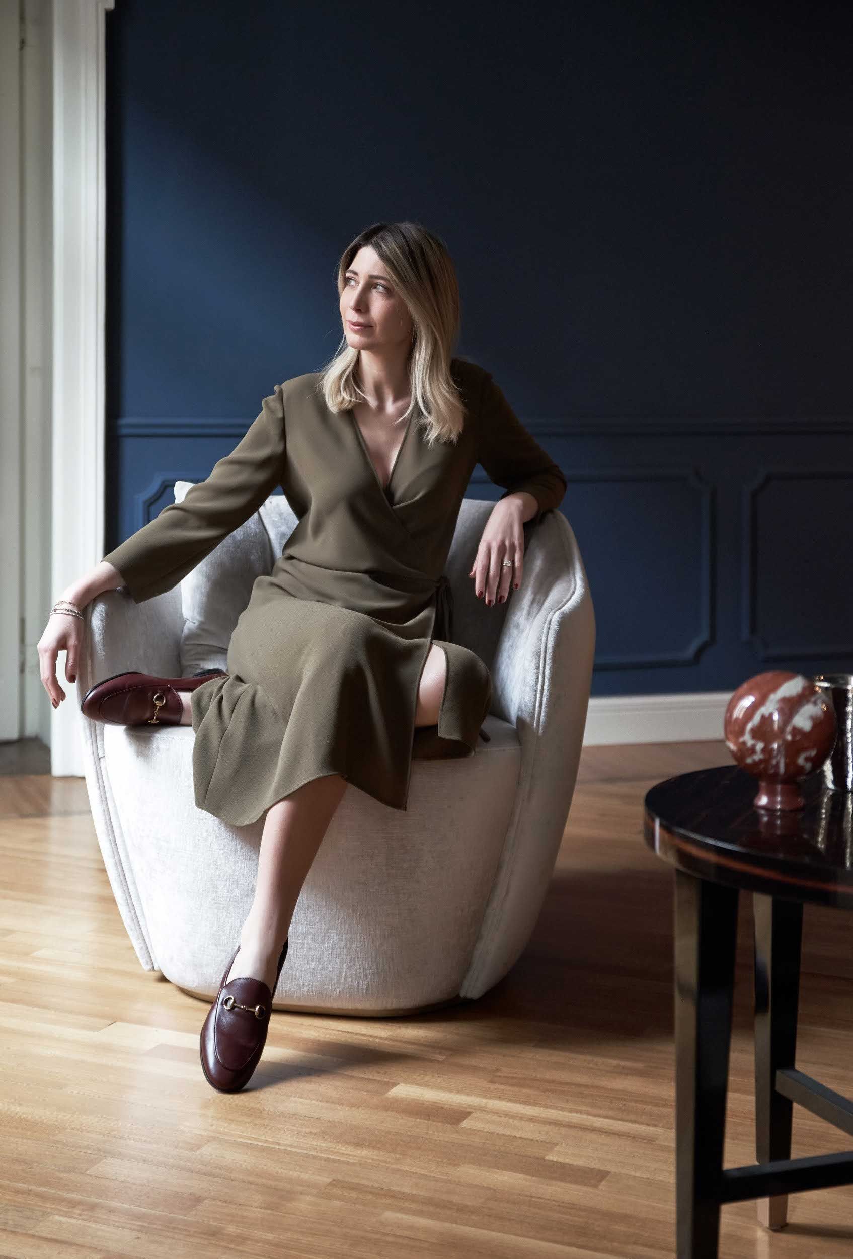 Тканевое кресло с подлокотниками Capital Collection AUDREY M ARCH-00024779 - Вид №2