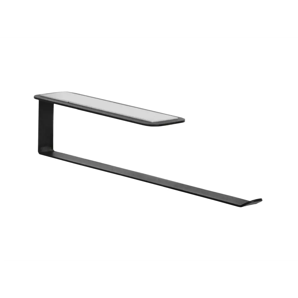 Держатель бумажного полотенца Manzzaro 22 см сталь цвет черный STLM-2180467