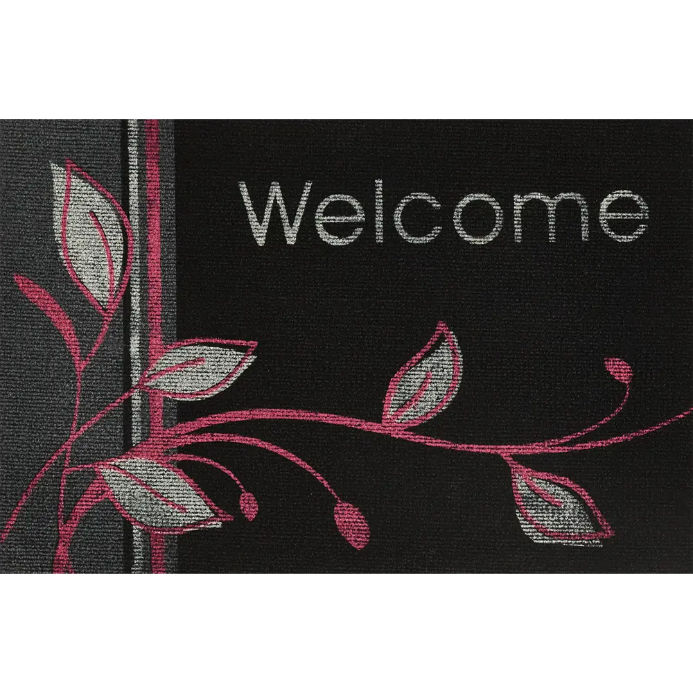 Коврик декоративный полипропилен Нью Эден 45x68 см цвет черный CTIM STLM-2155951