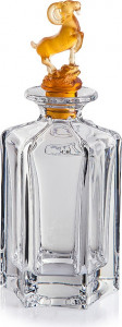 10565859 Cristal de Paris Графин Cristal de Paris для виски "Горный козел" 1л (янтарный) Хрусталь