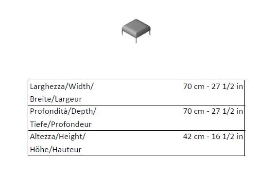 Ткань пуф La Cividina ARCH-00057996 - Вид №2