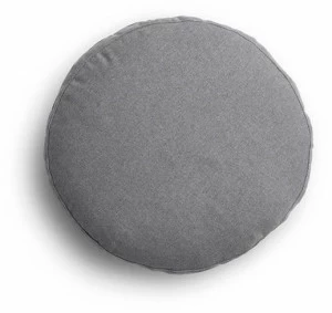Bodema Однотонная круглая подушка из ткани  M