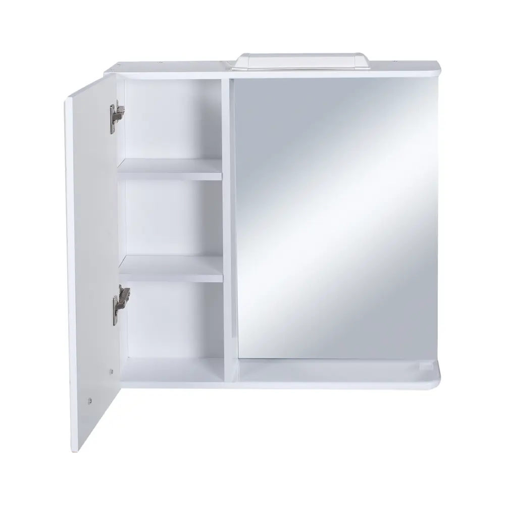 Шкаф зеркальный «Венто» 70 см цвет белый VIGO STLM-2030355 - Вид №1