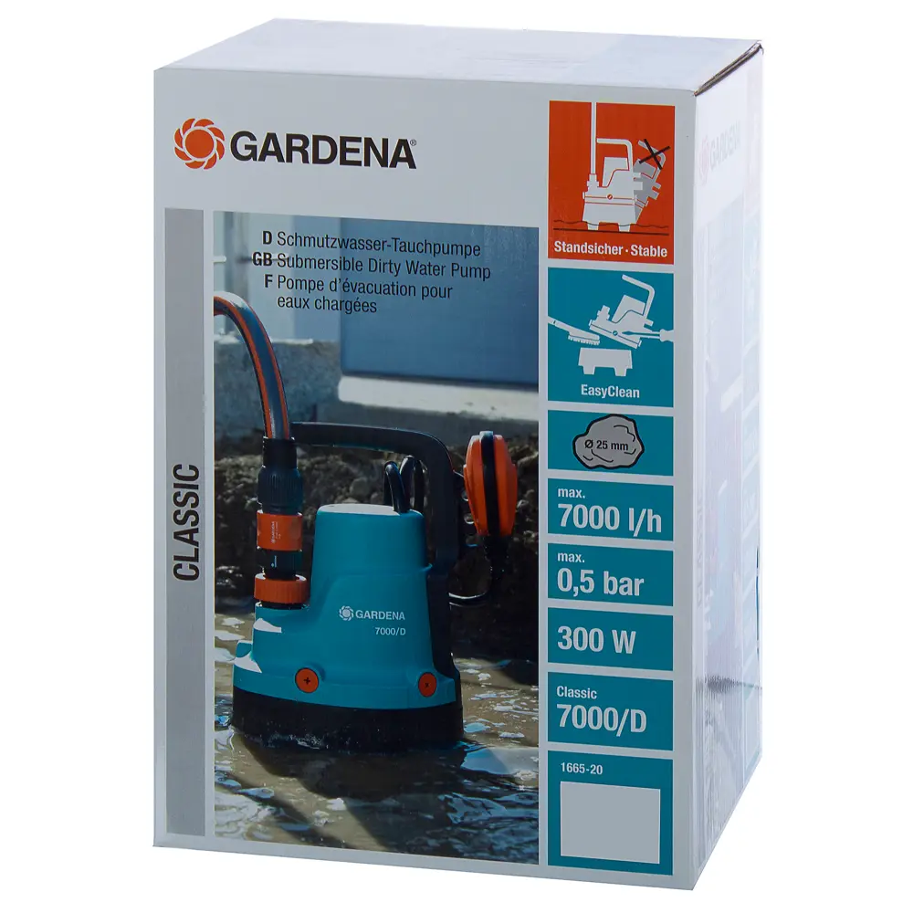 Насос погружной дренажный Gardena 7000/D для грязной воды, 7000 л/час STLM-2089426 - Вид №4