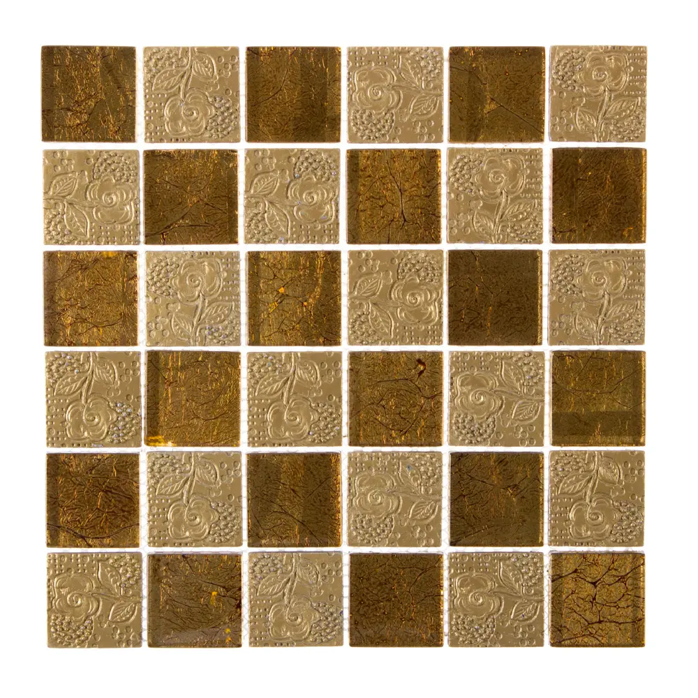 Мозаика Artens, 30х30 см, стекломасса, цвет бежевый STLM-2114347