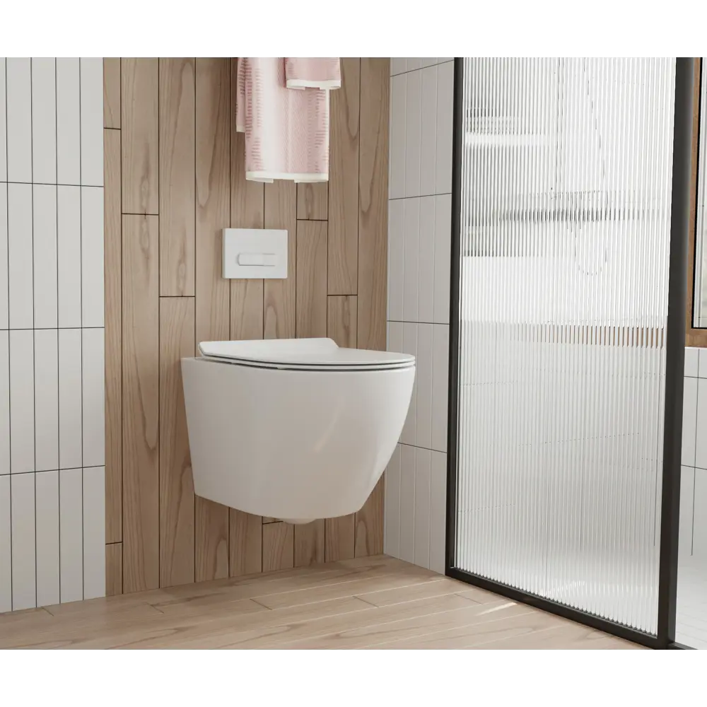 Унитаз подвесной Culto Tor безободковый с сиденьем микролифт STLM-2090043 - Вид №4