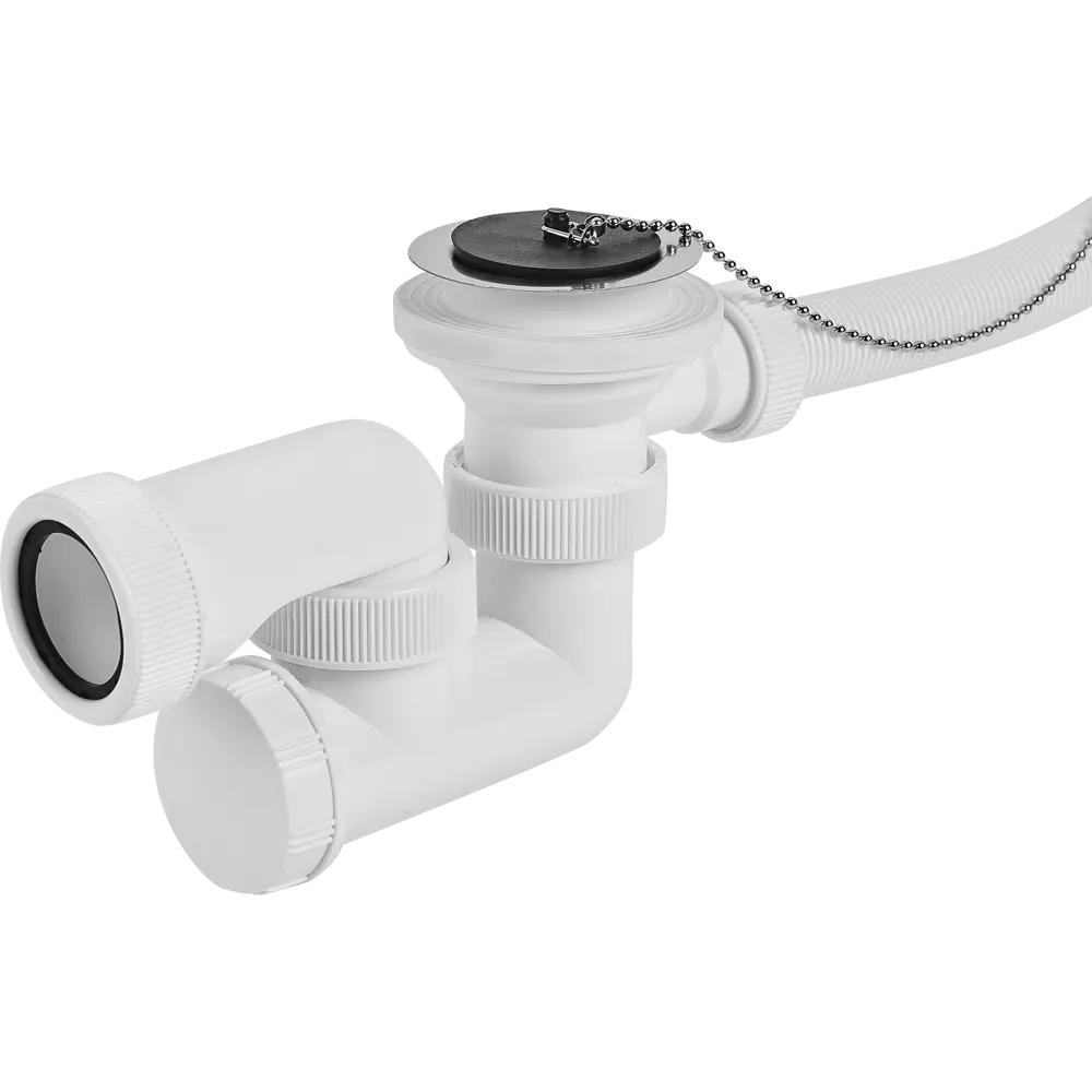 Сифон для ванны EQUATION с ревизией и выпуском 18551011 STLM-0011269 - Вид №1