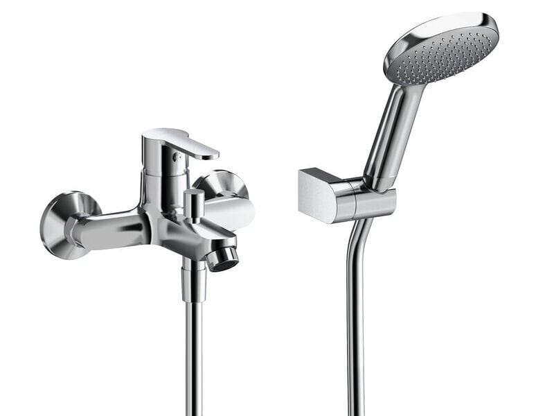 Внешний смеситель для ванны с ручным душем CRISTINA Rubinetterie Step ARCH-00035815